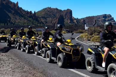 Tenerife: Guidet off-road quad-tur på Teide-bjerget