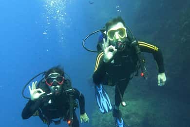 Malte : Baptême de plongée sous-marine, Première Expérience