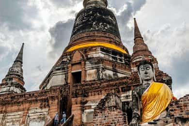 Desde Bangkok: Excursión por el Patrimonio de Ayutthaya con paseo en barco al atardecer