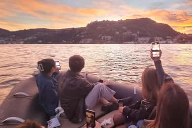 Comomeer: Aperitivo Cruise met Prosecco bij zonsondergang