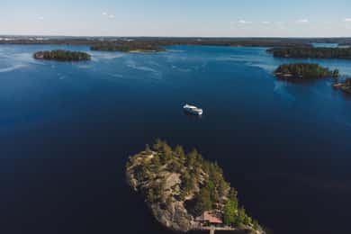 Cruzeiro pelo arquipélago de Savonlinna