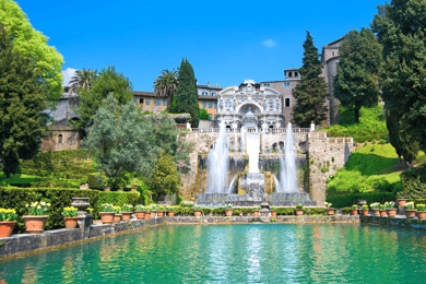 Da Roma: trasferimento privato + biglietto per Villa D'Este