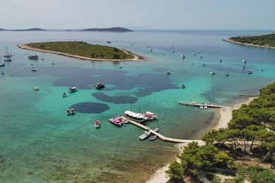 Trogir: Den Blå Lagune og 3 øers speedbådstur