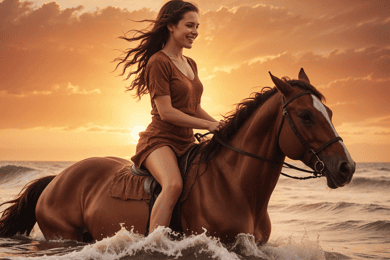 From Hurghada: Red Sea Sunrise and Desert Horseback Riding