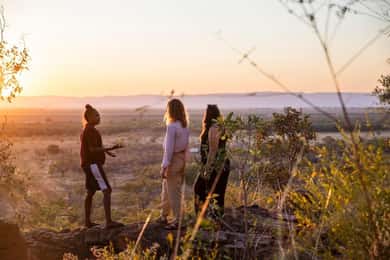 Kununurra : visite au coucher du soleil sur l'art et la culture aborigènes