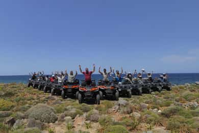 Kreta: Quad-safari med lunsj og bading i Malia