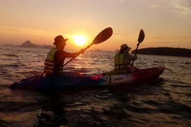 Krabi: Ao Thalane Sunset Kayak-eventyr (gruppe på maks. 10 personer)