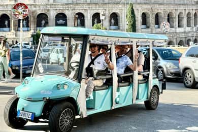 Rom: Golfbilstur med Golfbilstur med provsmakning av hantverksmässig gelato