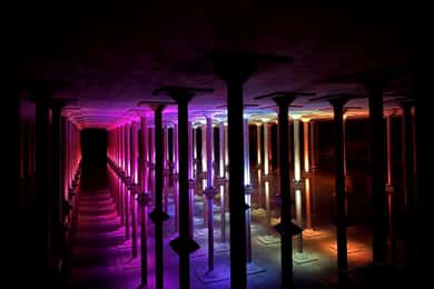 Houston: Cistern Illuminated - Winter Light Installation