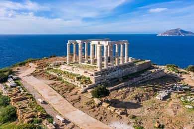 Tour particular ao Cabo Sounio Templo de Poseidon Riviera Ateniense