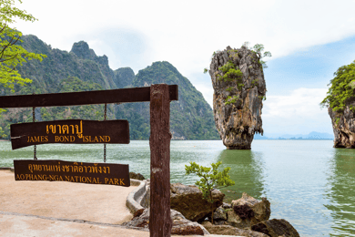 Phuket: James Bond-eiland, Drijvend Dorp Speedboottocht