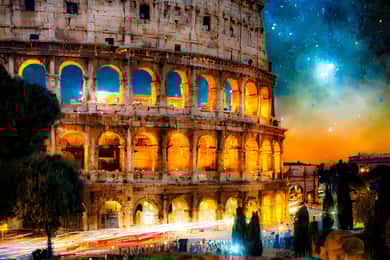 Rome by Night: Colosseum, Trevi Fountain, and Signature Aperitif in Trastevere
