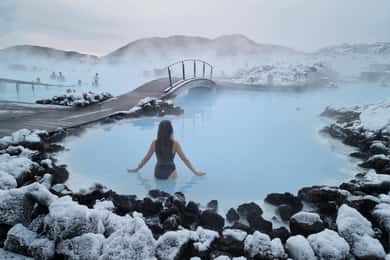 Reikiavik: Excursión en minibús por el Círculo Dorado, el Cráter y la Laguna Azul