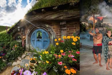 Ex Auckland: Hobbiton & Rotorua Māori Village w Hangi Lunch