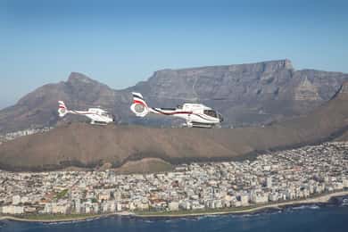 Cidade do Cabo: voo de helicóptero de 20 minutos e passeio gratuito pelo porto