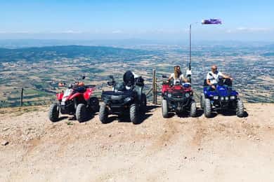 Assisi: Guided quad bike adventure with aperitif
