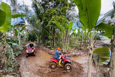 Ubud: passeio de quadriciclo, templo e cachoeira Tibumana