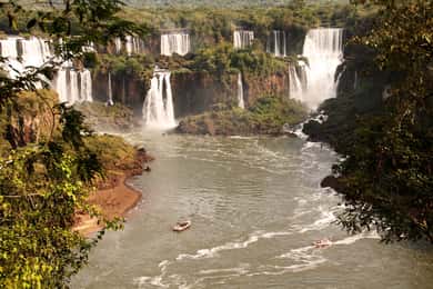 Iguassu Falls - Brazil side with Macuco Safari Speed Boat