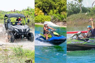 Pacote de aventura em Punta Cana – Jet ski, buggy e aqua karts