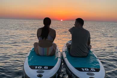 Sunrise in SUP with breakfast on board and private lesson