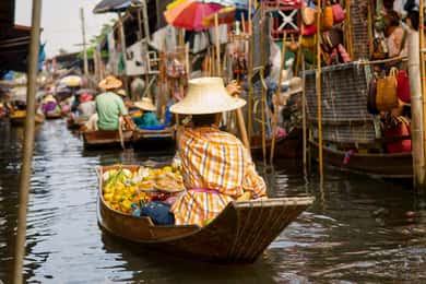 Bangkok: Mercato di Damnoen Saduak e Mercato ferroviario di Maeklong