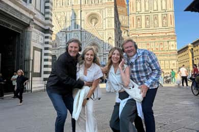 Florence walking Tour: Silent Disco & Aperol Spritz