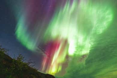 From Kiruna: Northern Lights Tour with Sami BBQ Dinner