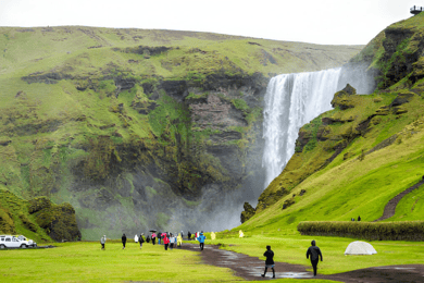 From Reykjavik: South Coast Guided Tour in Spanish language