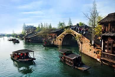 Shanghai : Visite privée de Zhujiajiao avec tour en bateau et jardin