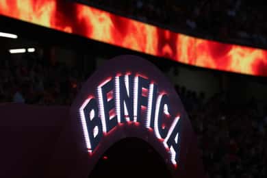 SL Benfica Museum-billett med suvenirskjerf