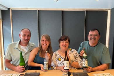 Kyoto: degustazione di sake di nuova apertura - Sanjo Chasuian