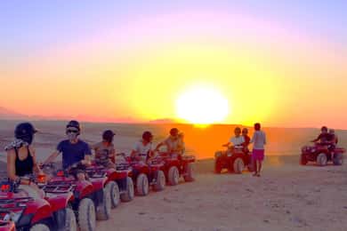 Hurghada: Quad Bike Tour of the Desert and Red Sea