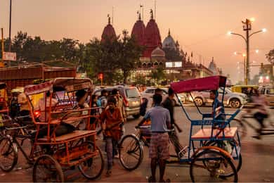 Velha Délhi: passeio de 3 horas de Tuk-Tuk/Rickshaw