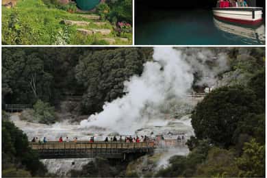 Auckland: Excursão de 3 dias a Hobbiton, Rotorua, Waiotapu e Waitomo