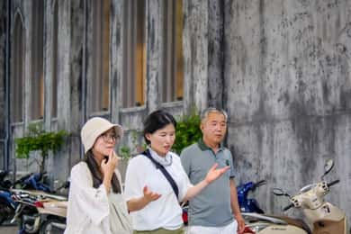 Discover Hanoi Train Street and Treasure on a Motorbike Tour
