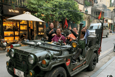 Hanoi by Night: Private City Jeep Tour and Jazz Music Club