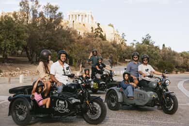 Acropolis of Athens: 60′ Tour in a Vintage Motorcycle