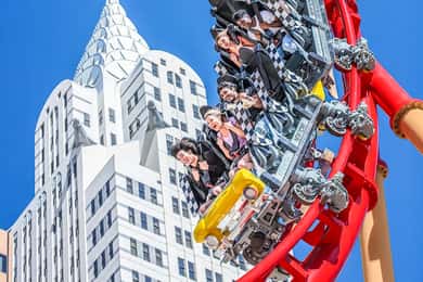 New York-New York Hotel Big Apple Coaster Ride