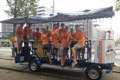 Rower piwny: przejażdżka rowerem z prosecco lub piwem i szampanem w Utrechcie
