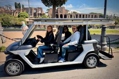 Rome Food & Wine Tour by Golf Cart: taste and explore