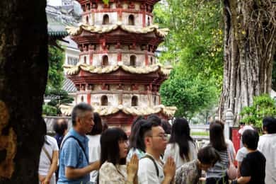 Guangzhou : visite de temples zen avec déjeuner végétarien traditionnel