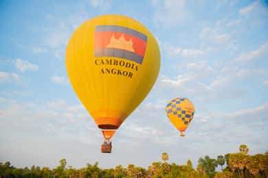 Angkor, une montgolfière étonnante