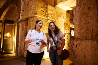 Colisée, souterrain et Forum romain (visite privée)