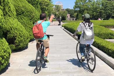 Hiroshima : Tour en bateau et à vélo de la ville et de Miyajima