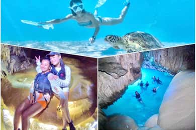Miyako island: Pumpkin Limestone Caving & Snorkeling