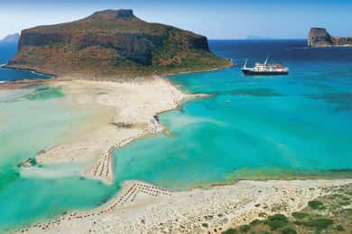 From Kissamos Port: Boat Cruise to Balos Lagoon & Gramvousa
