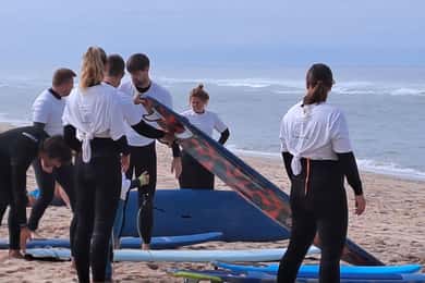 Praia Grande Sintra: Aulas de surfe