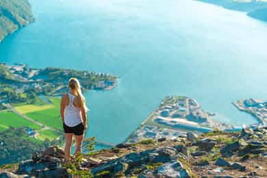Åndalsnes: Taubane og guidet fjelltur