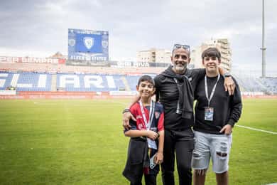 Cagliari Stadium Experience with Sardinian Aperitif