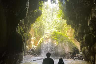 San Juan: Arenales-grotten, Charco Azul og skjulte vandfald
